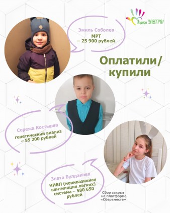 Ваш отчёт о помощи детям за май 2026 года