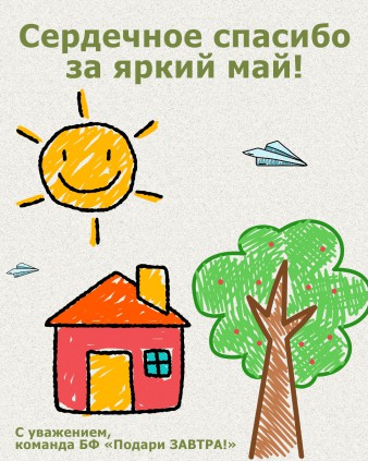 Ваш отчёт о помощи детям за май 2026 года