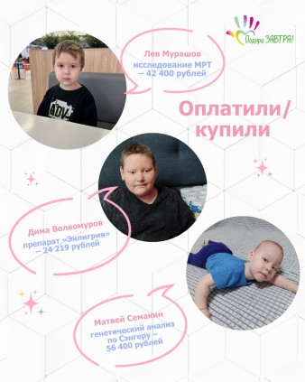 Ваш отчёт о помощи детям за июль 2026 года 