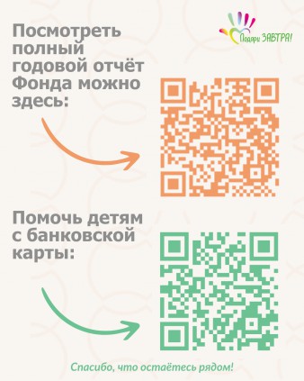 Опубликован Годовой отчёт Фонда «Подари ЗАВТРА!» за 2025 год